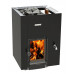 Дровяная печь Harvia Linear 22 RS GreenFlame® (с встроенным баком для воды справа)