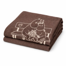 Полотенце для сауны 50×150 см Moomin коричневое
