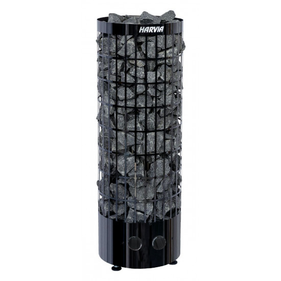 Електрична кам’янка Harvia Cilindro PC90 Black – потужна і стильна для сауни