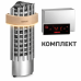 Электрокаменка Harvia Glow Corner TRC90EE с пультом Xafir и ограждением с подсветкой