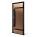 Двері для сауни Harvia Legend Bronze 7x19 Black Pine Frame