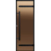 Двері для сауни Harvia Legend Bronze 7x19 Black Pine Frame