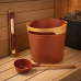 Набор для сауны Harvia Helmi Terracotta — ведро, ковш и песочные часы
