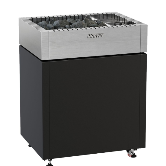 Harvia Qube Combi QU160S 16 kW (Black) з парогенератором