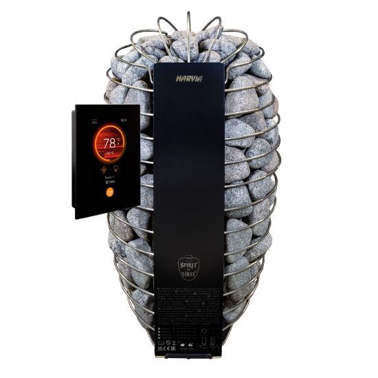 Електрокам’янка Harvia Spirit SP90FC WiFi 9 кВт із пультом Fenix