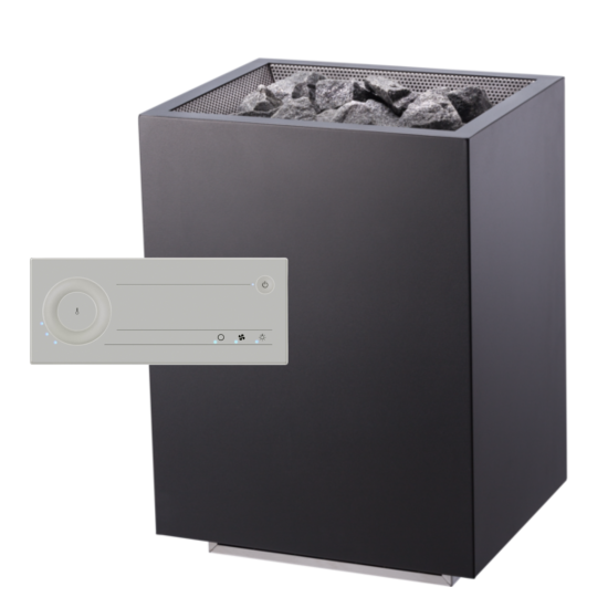 Комплект для сауны: Home Fin 9 kW (Sentio) + пульт Just Sauna Fin White