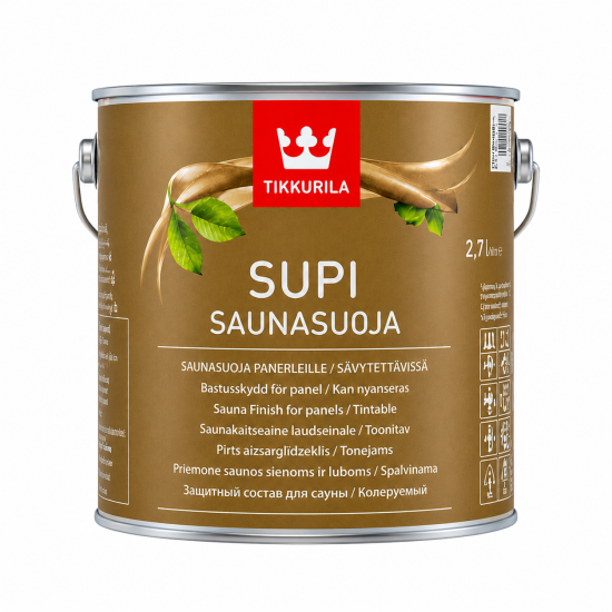 Саунасуоя Tikkurila 2,7 л – захист деревини для сауни